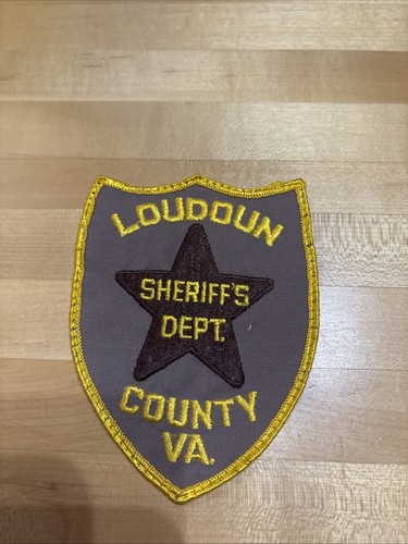 Loudoun County Virginia Sheriff Patch Used 