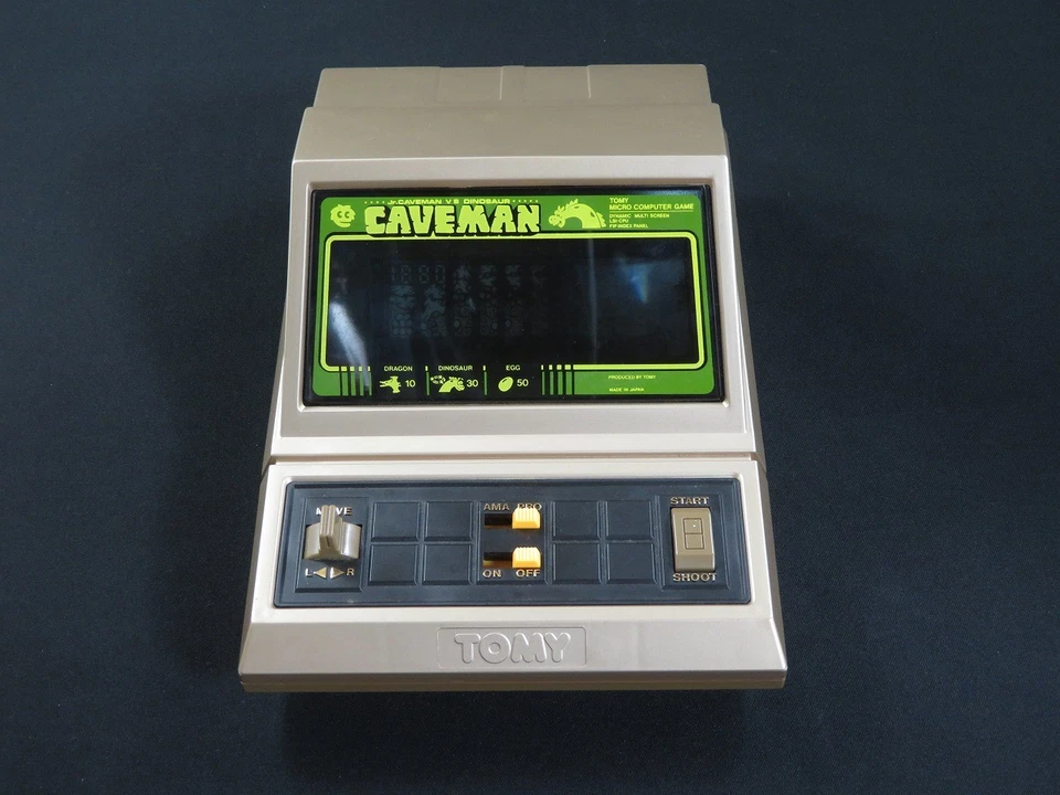 VERPACKT getestet CAVE MAN LSI SPIEL LCD TOMY Electronic Action 1981 hergeste... - Bild 4 von 4