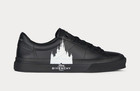 Givenchy Disney Men’s Black Leather Logo Lace-Up Sneakers US 10.5 New — photo 2