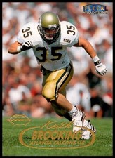 1998 Keith Brookings Fleer Tradition Football #224 Atlanta Falcons