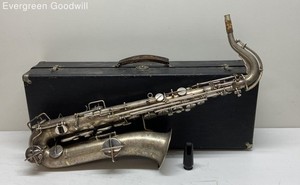 Vintage Buescher Tenor Saxophone With Case
