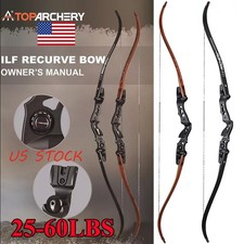Archery 62" ILF Bow Right Hand Aluminum Alloy Riser Hunting Recurve Takedown Bow