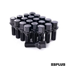 20 Black M12x1.5 Acorn Lug Bolts For 82-13 Bmw 325i 120i 328i M3