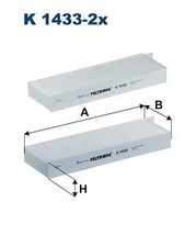 Filtre d'habitacle Opel Mokka