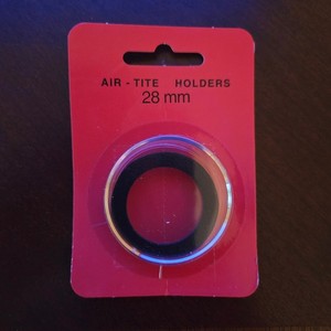 Genuine Air Tite Black Ring Type Coin Holders