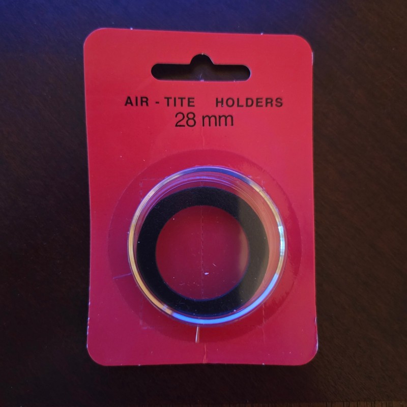 Genuine Air Tite Black Ring Type Coin Holders