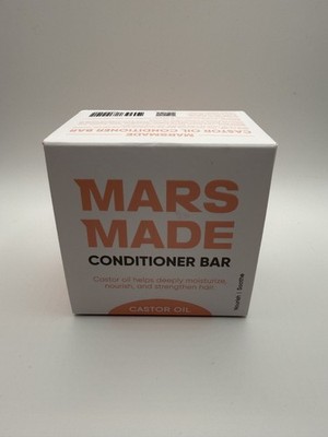 Mars Made Conditioner Bar Castor Oil Nourishing & Soothing Natural Deep - New