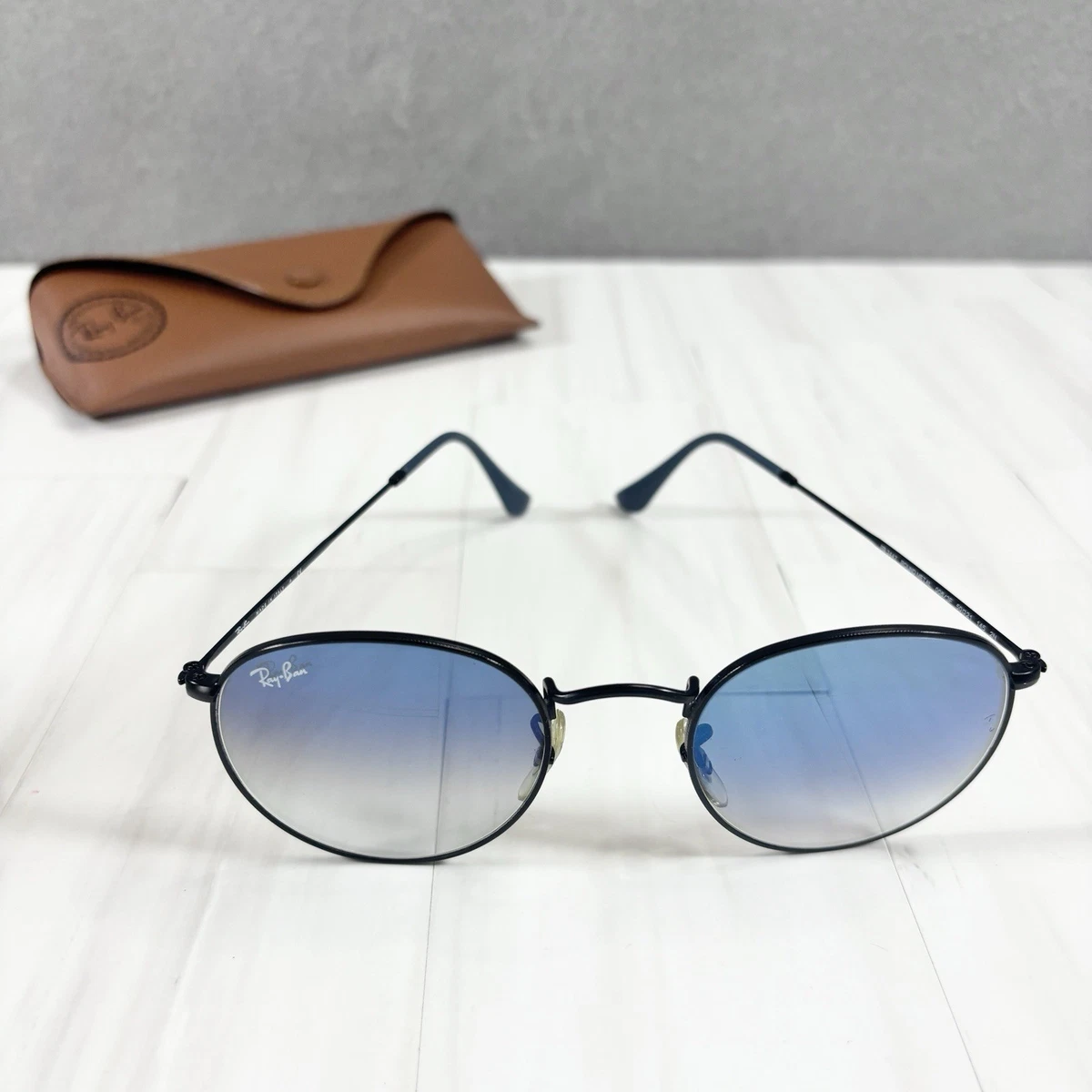 Ray-Ban Blue Round Mirrored Sunglasses for Women for sale | eBay