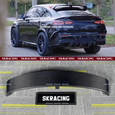 Carbon Fiber/Gloss/Forged Rear Roof Spoiler Wing Fits Benz GLE53 GLE63 Coupe 21+