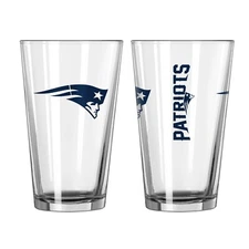 New England Patriots Boelter NFL Game Day 16oz Pint Glass(1)