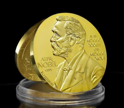 Orden Medaille  Nobel Ehrenzeichen  Nobelpreis für Medizin und Psychologie