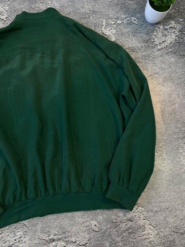 Vintage Paul&Shark Yachting Bomber Jacket Luxury 100% Silk Made in Italy sz 2XL - Picture 16 of 24