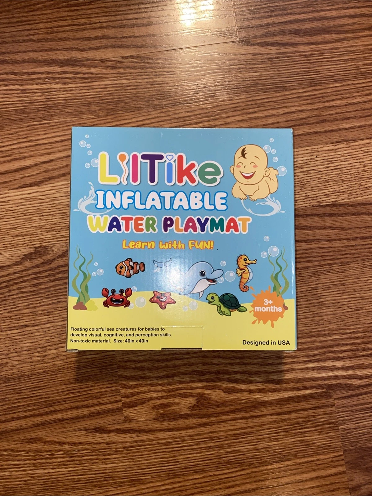 Lil Tikes Inflatable Water Playmat 40x40 3+ Months