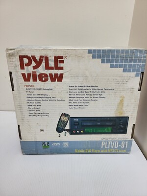 Plye View - PKTVD-91 Mobile DVD Player With MP3/TV Tuner