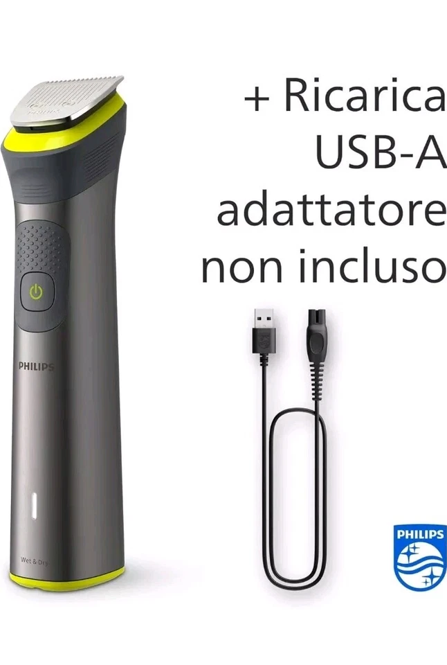 Philips Grooming Kit serie7000  Regolabarba uomo, Impermeabile in acciaio, 14in1 - Immagine 3 di 4
