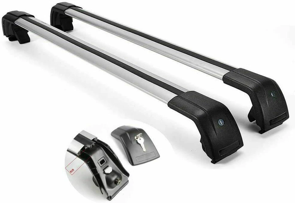 Se adapta a barras transversales de aluminio para rieles de techo BMW X6 2016-2020 Foto 2 de 4