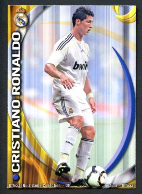 2010-11 Mundicromo #45 CRISTIANO RONALDO Real Madrid 045 Quiz Game 2011 Liga