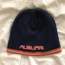 Auburn Tigers Beanie NCAA Navy Orange Knit Stocking Hat Cap Headwear by The Game
