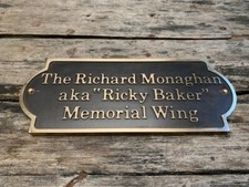 Cast Brass custom door signs & plaques - Custom language plaques - Custom name s