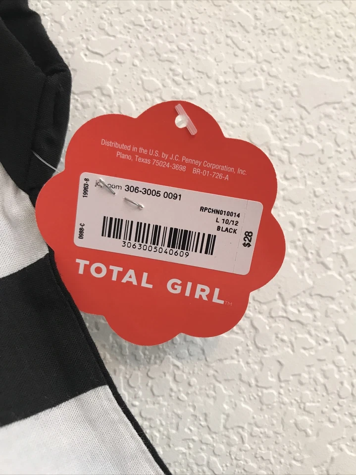 Camisa sin mangas Total negra/blanca para niña - talla L/10-12 Ret$28 (5hmbx-26A-5) Foto 2 de 4