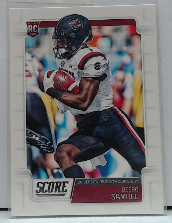 2019 PANINI SCORE DEEBO SAMUEL ROOKIE #354 GAMECOCKS 49ERS MSK