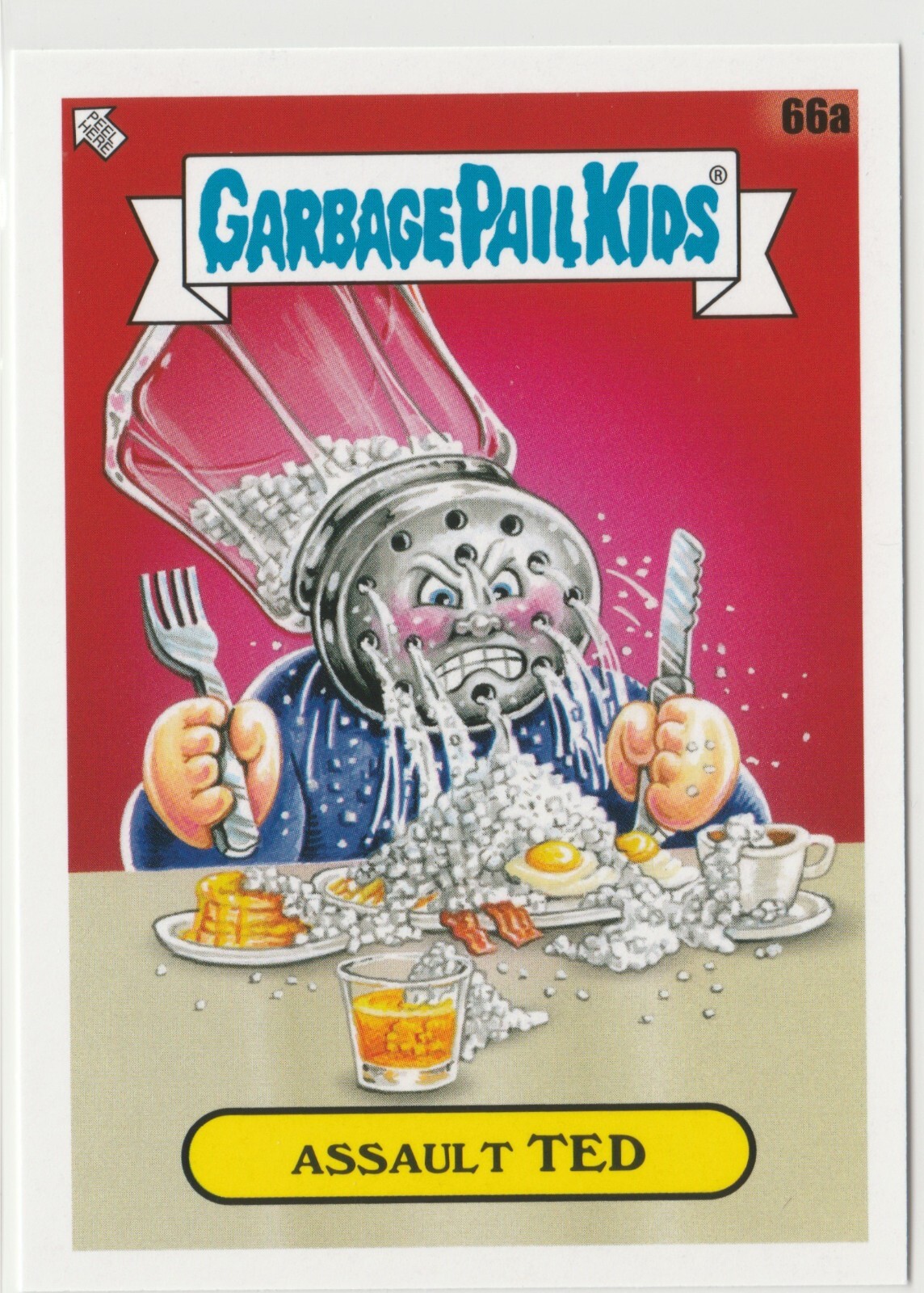 Assault Ted #66a Garbage Pail Kids 2021 Food Fight GPK Card