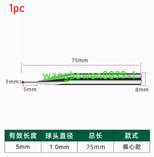 1pc Ball Tip Probe Insert ruby 1.0mm For Mahr Fowler/Trimos height Gauge