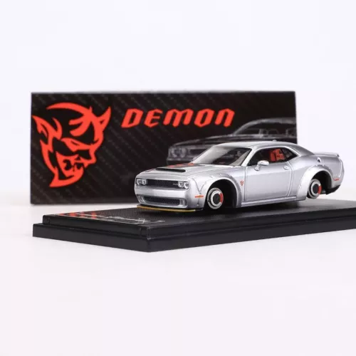 Fine Works FW 1:64 Dodge SRT Hellcat Demon Demon Alloy Car Diecast Model - Picture 10 of 26