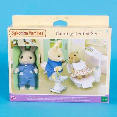 Brandneu Epoch Sylvanian Families #5095 Land Zahnarzt Set