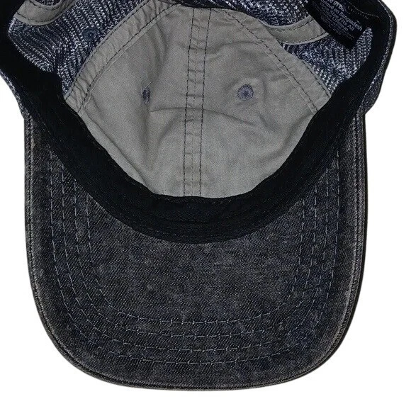 True Religion Gray Denim Logo Trucker Hat - Image 3 of 4