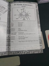 Sega Saturn Tomb Raider Booklet Only