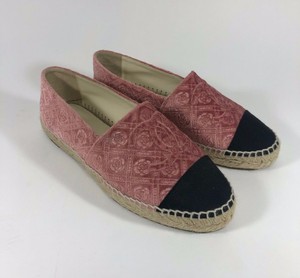 chanel velvet espadrilles