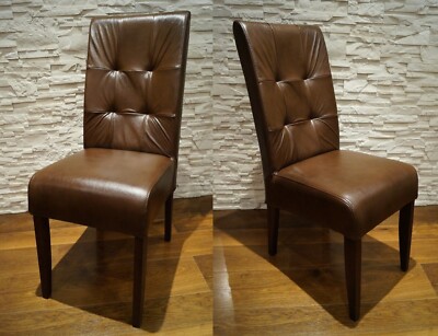 100% Echtleder Stuhl Echt Leder stühle Esszimmer ...