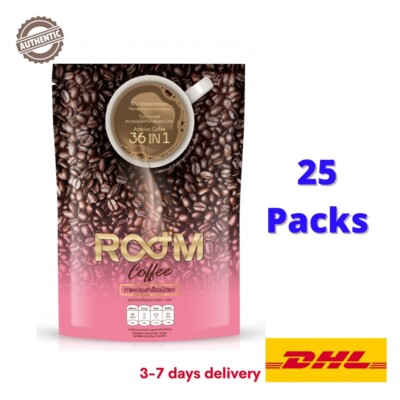 25packs Room Coffee Weight Management No Sugar Arabica Detox Diet Healthy