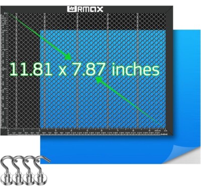 Urmax Laser Honeycomb Working Table 250 x 150 mm (6''x10'') Laser Bed for Cutting