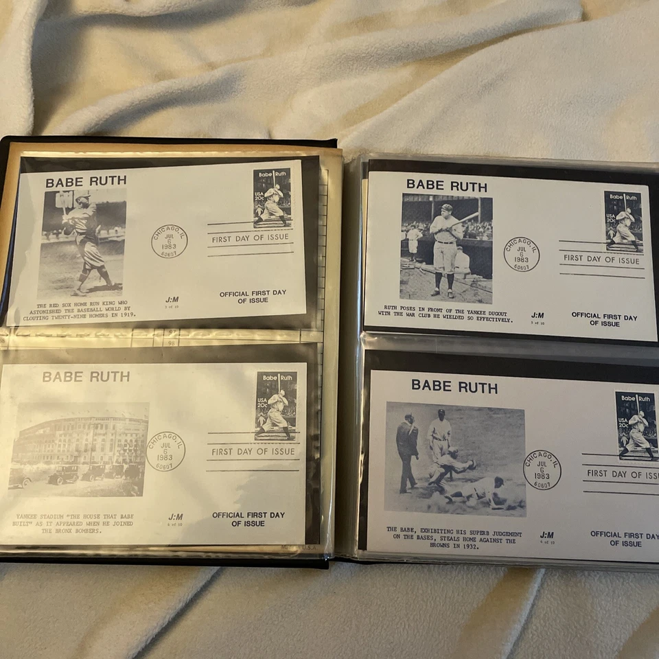Babe Ruth  J:M 1983 Chicago IL Baseball Yankees Red Sox Set of 52 Good Condition - Image 2 of 4