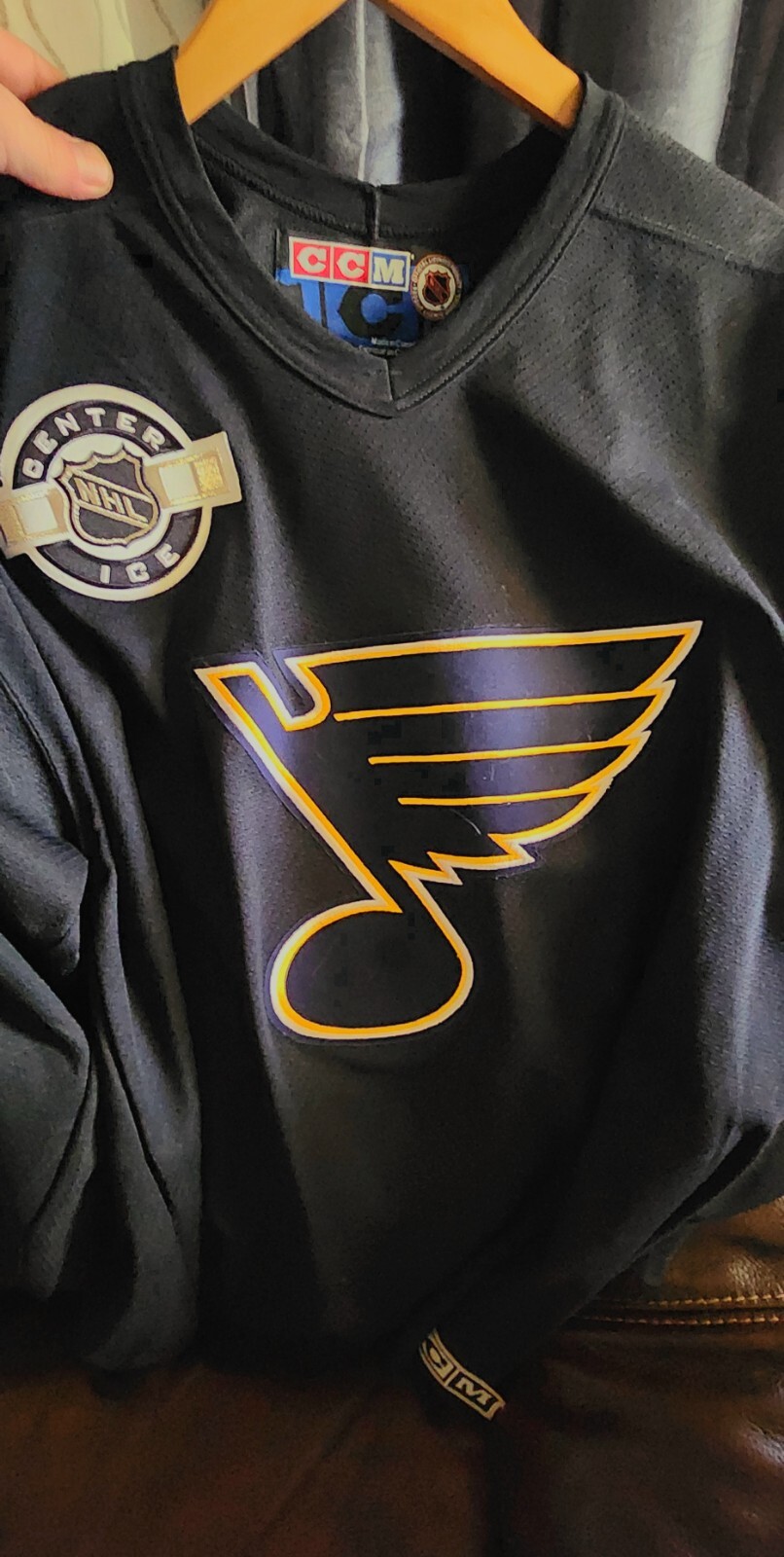 Black CCM St. Louis Blues Hockey Jersey/SweaterSize Adult M eBay