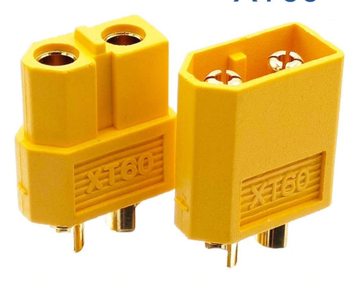 10 Stück XT60 Steckverbinder - 60A Hochstrom, Vergoldet Für Modellbau