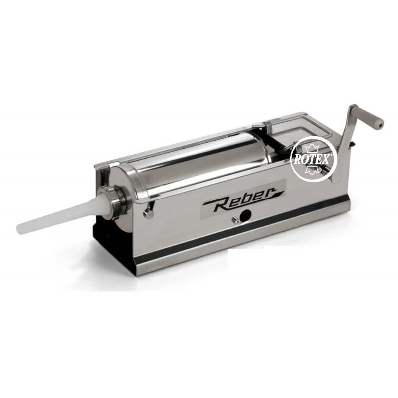 Reber Insaccatrice acciaio inox 8 kg professionale 8961 N - 2 velocità - Rotex - Immagine 2 di 4