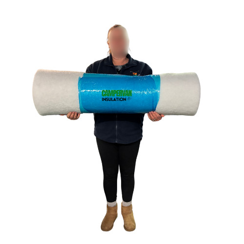 Camper Van Insulation Fluffy White Conversion Thermal Liner Kit, 2m ABSoft 50mm