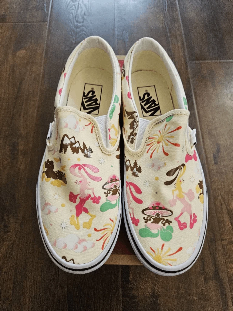 vans slip on classico get outdoor classico bianco donna taglia 7