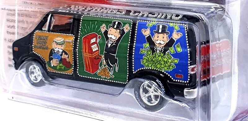 Johnny Lightning 1/64 Scale JLPC008 - 1976 Dodge Van - Monopoly - Photo 3/4