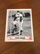 1949 Play Ball: #6 DUKE SNIDER, Brooklyn Dodgers ~ 1985 TCMA Ltd. | Tough card