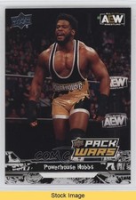 2023 AEW All Elite Wrestling Silver Foil Pack Wars Powerhouse Hobbs READ 1j01
