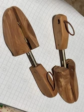 Vintage Wooden Shoe Keeper By Rochester Shoe Tree Co. Size M