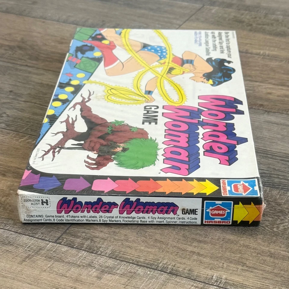 Vintage Wonder Woman 1978 Hasbro Board Game Factory Sealed RARE - Image 2 of 4