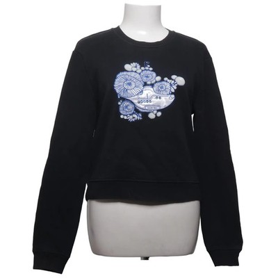 Carven, Sweatshirt, Größe: M, Schwarz/Blau/Weiß, Baumwolle/Polyester #6mq