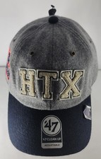 '47 Clean Up Houston Texans Stoney Clover Lane Block Adjustable Hat Gray/Navy