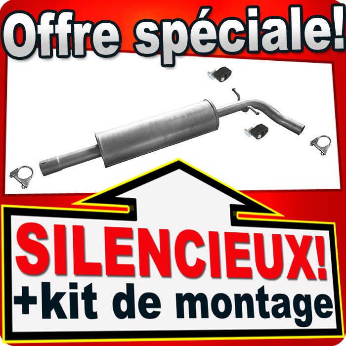 Silencieux intermédiaire Seat Toledo IV pour des trajets en famille silencieux