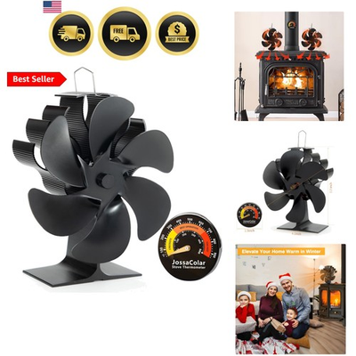 #ad #ad Wood Stove Fan Heat Powered Fireplace Fan Non Electric Thermal Fan for Wood ... $57.99